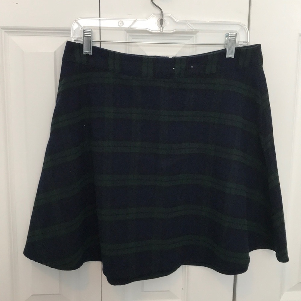 Plaid mini skirt